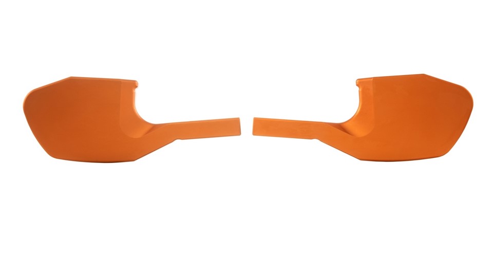 Adaptador de reposapiés para Vespa GTS/GTS Super/GTV/GT 60/GT/GT L 125-300cc, naranja mate