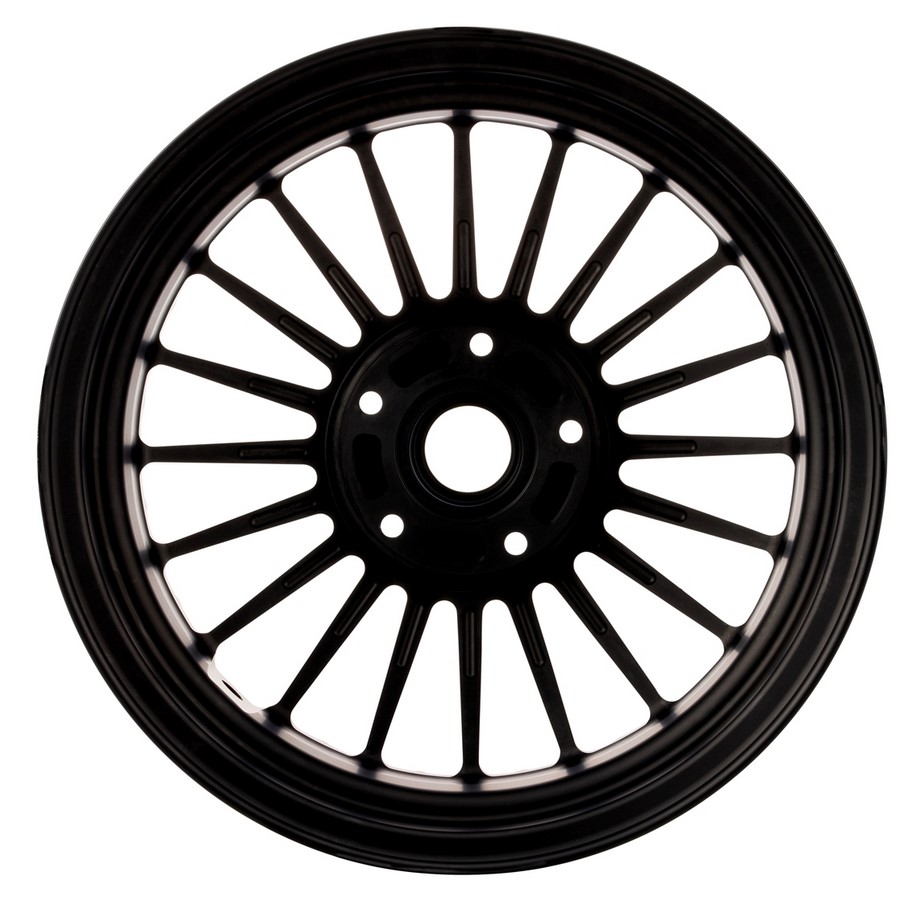 Llanta Sport Classic delantera/trasera para Vespa GTS/GTS Super/GTV/GT/946 125-300ccm, negro mate