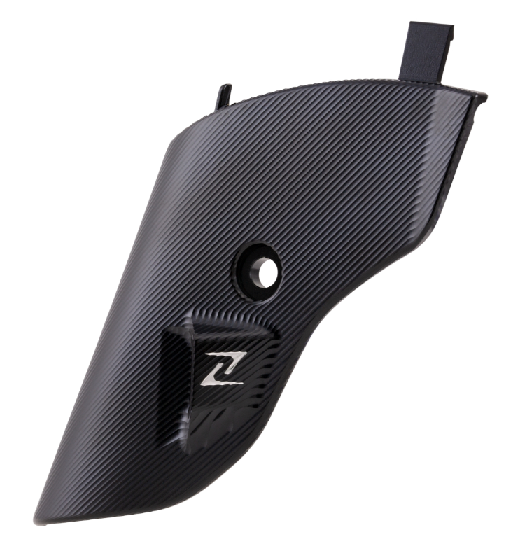 Carenado de horquilla ZELIONI para Vespa Primavera/Sprint/Elettrica 50-150ccm, anodizado negro mate