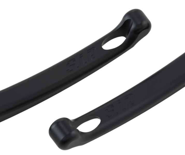 Juego de palanca deportiva de freno izquierda/derecha para Vespa LX/LXV/S/Primavera/Sprint 50-150ccm, negro mate