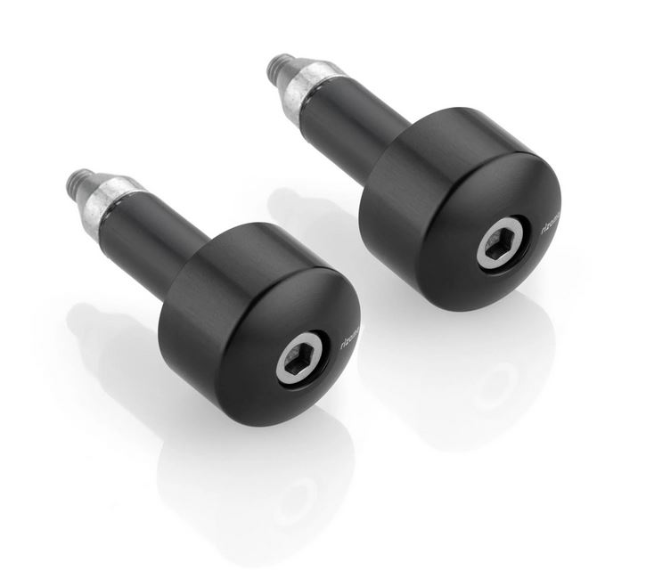 Contrapesos de manillar RIZOMA izquierdo y derecho para Vespa, anodizado negro