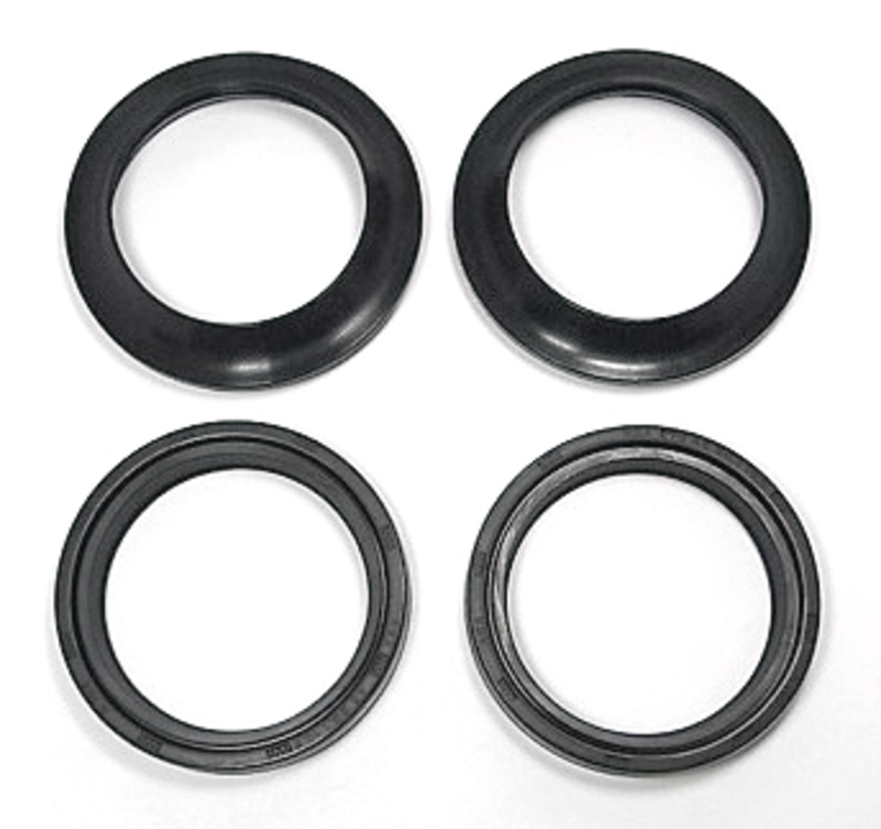 Juego de retenes de horquilla Tecnium con guardapolvos - 35x48x11 mm