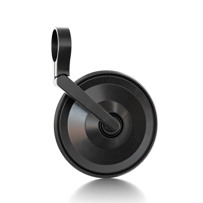 HIGHSIDER espejo de manillar inteligente Circula-S negro corto (1ud.)