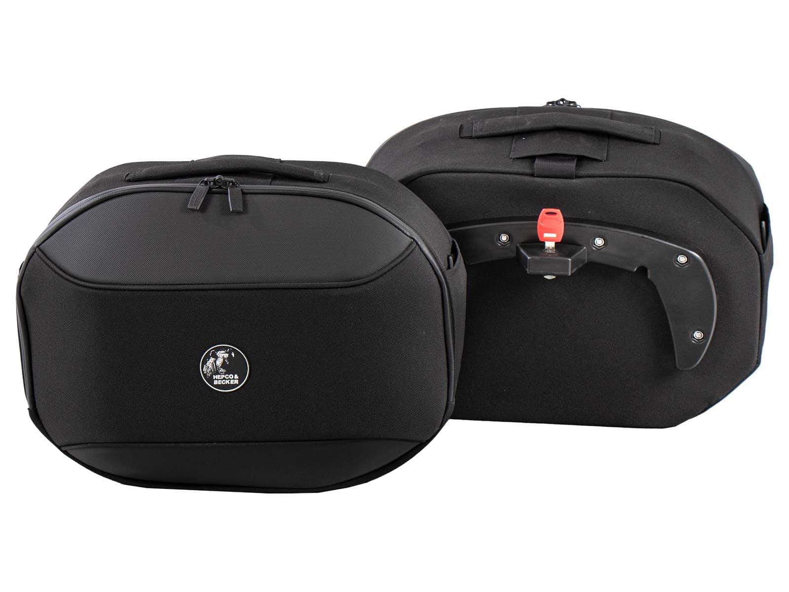 Juego de alforjas blandas Street para portaequipajes C-Bow negro Hepco & Becker