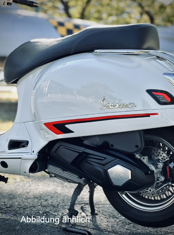 Funda para tapa de vario ZELIONI para Vespa GTS/GTS Super/GTV HPE 300cc, roja