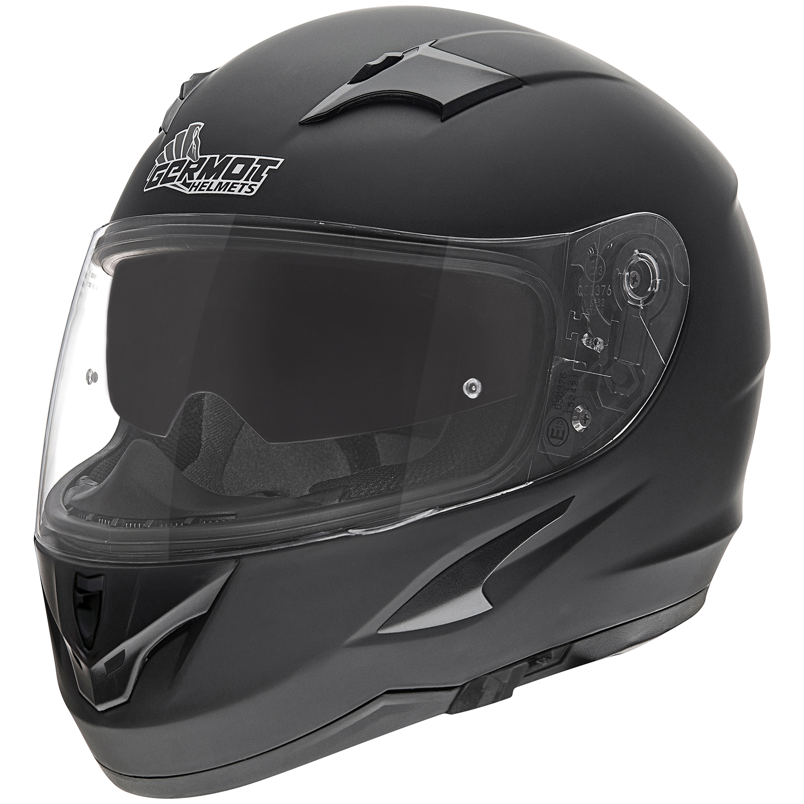 Casco integral Germot GM 306, negro mate