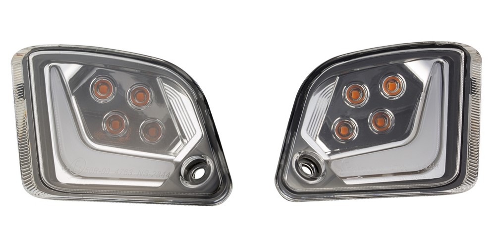 Kit de indicador trasero izquierdo/derecho para Vespa GTS/GTS Super/GTV/GT 60/GT/GT L ('03-'13), transparente