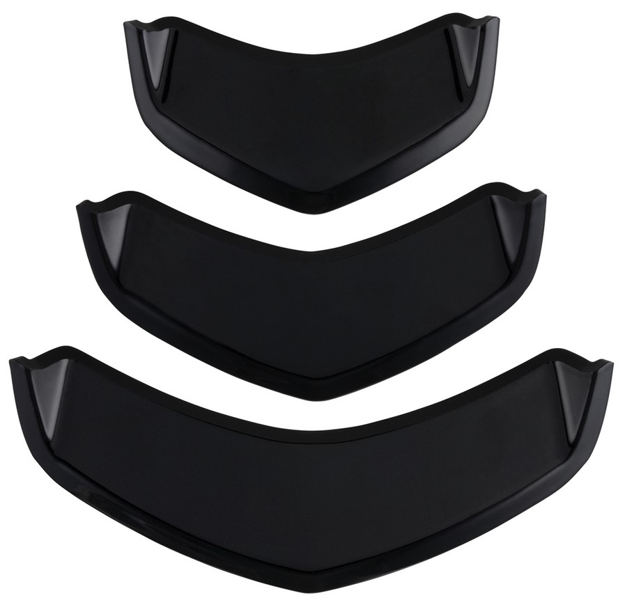 Inserto en cascada para Vespa GTS/GTS Super/GTV HPE 125-300cc ('19-22), negro brillante