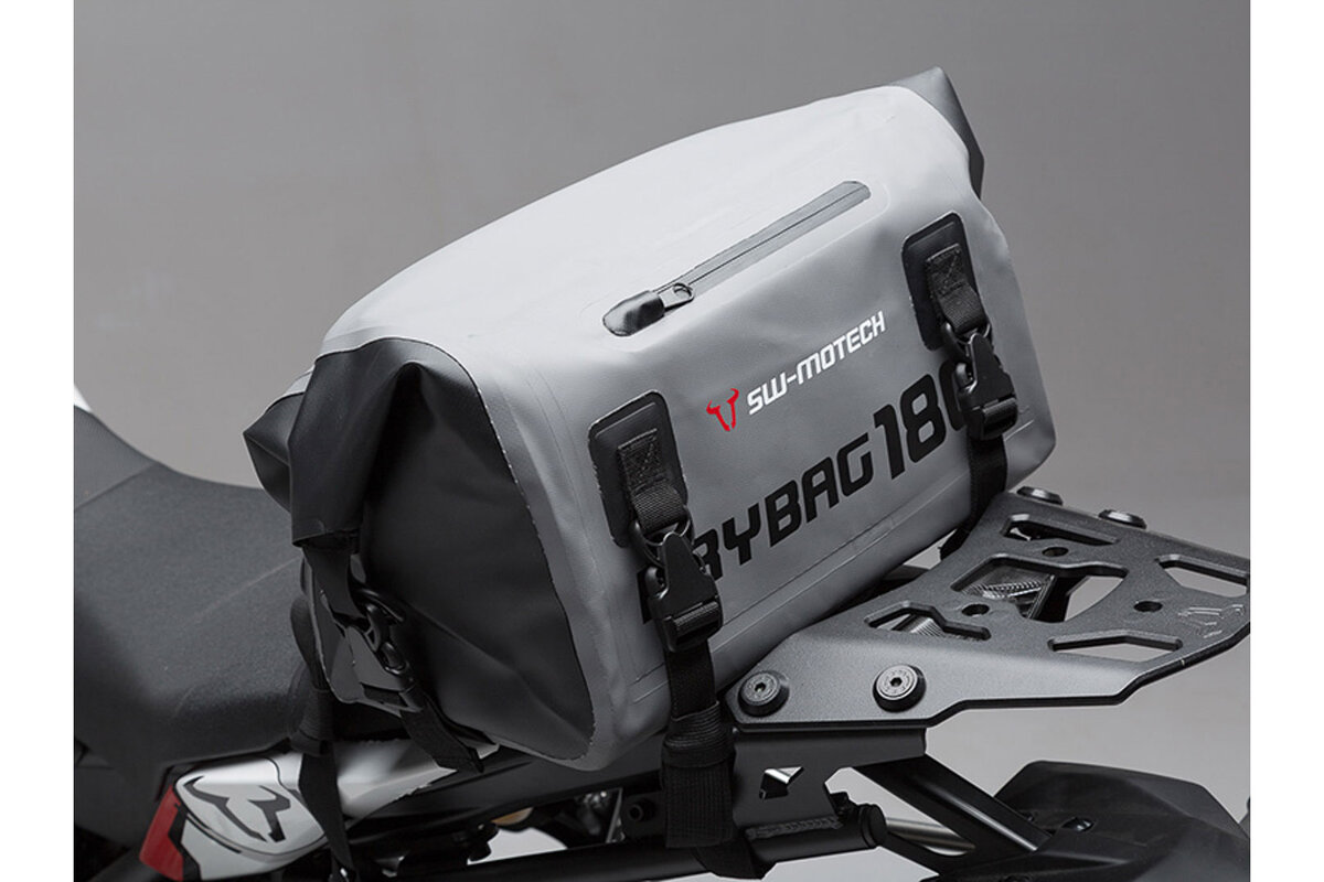Bolsa trasera Drybag 180 para Aprilia RSV 4 Tuono 1100, gris / negro - SW Motech