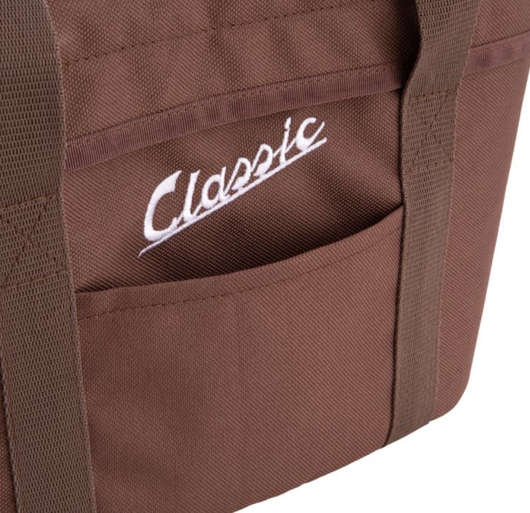 Portaequipajes clásico para Vespa, marrón oscuro