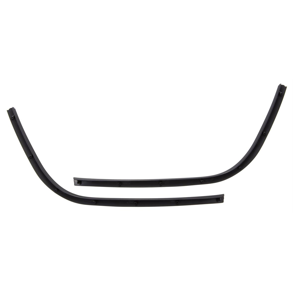 Estribo de tubo mono ranura negro mate para Vespa Primavera/Sprint 50-150ccm