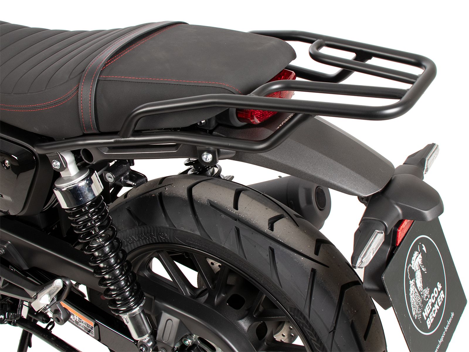 Portaequipajes tubular negro para Honda GB 350 S (25-) Hepco & Becker