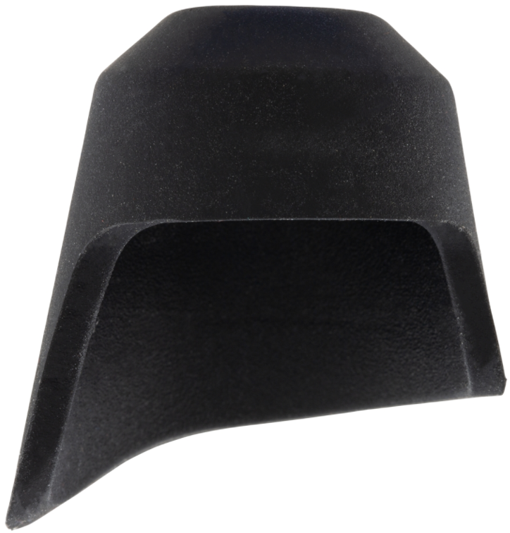 Espejo de goma, derecho para Vespa Primavera/Sprint 50-150cc 2T/4T AC, negro