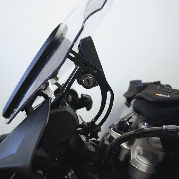 Refuerzo de parabrisas para BMW R 1200 GS LC /Adventure LC, R 1250 GS, negro