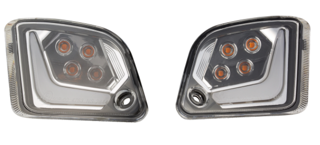 Kit de indicadores delanteros y traseros para Vespa GTS/GTS Super/GTV/GT 60/GT/GT L ('03-'13), transparente