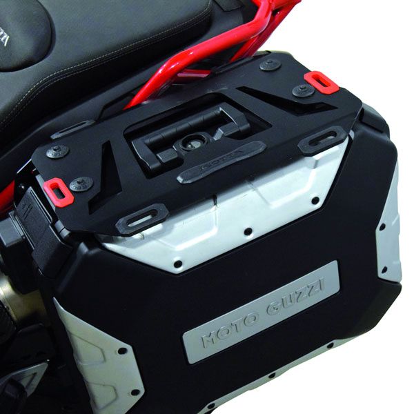 Par de portaequipajes para maletas laterales Urban originales para Moto Guzzi V85 TT