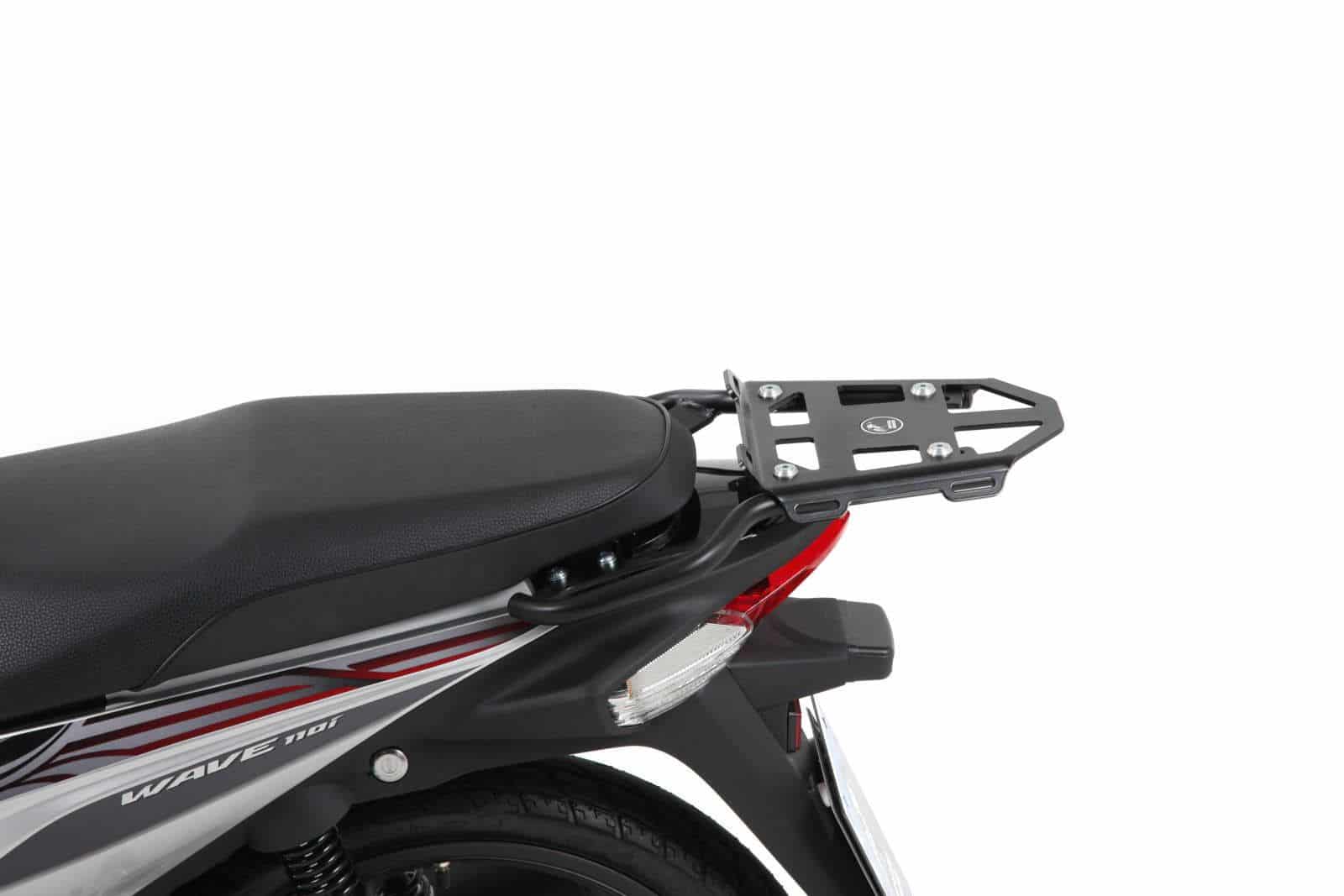 Portaequipajes trasero blando Minirack negro para Honda AFS 110i Wave (12-16) Hepco & Becker