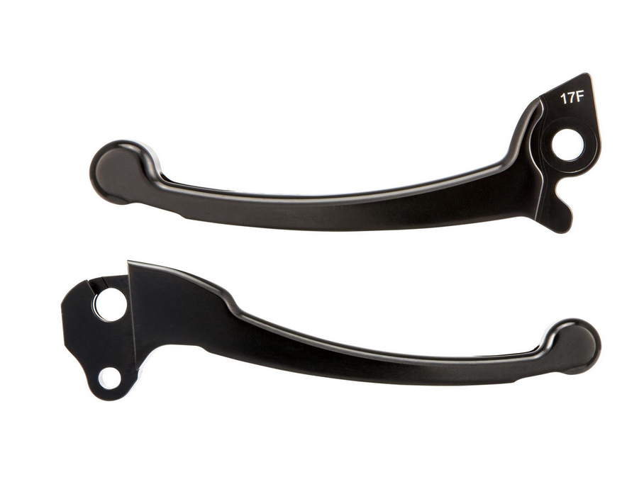 Juego palanca deportiva embrague/freno para Vespa PX 125 -150cc, HBZ Hengtong, derecha/izquierda, negro