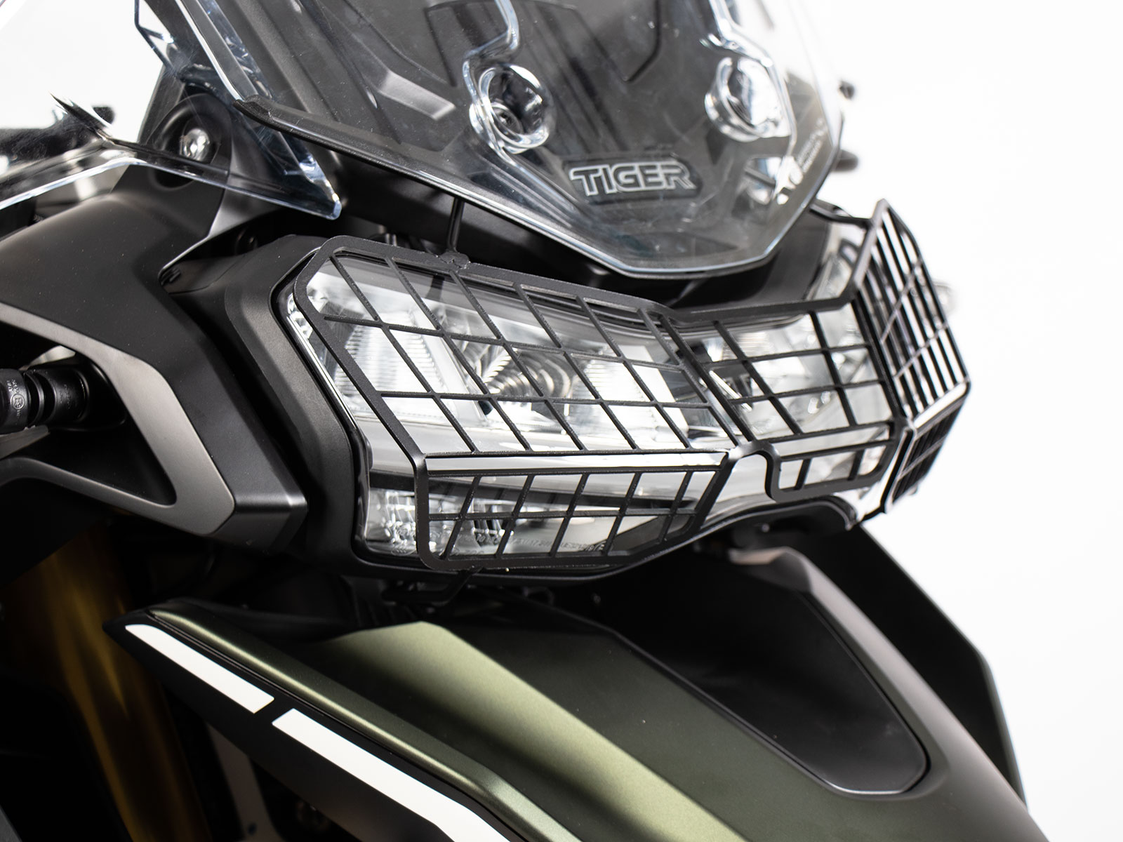Rejilla protectora de faros para Triumph Tiger 1200 Rally Explorer / GT Explorer (22-) Hepco & Becker