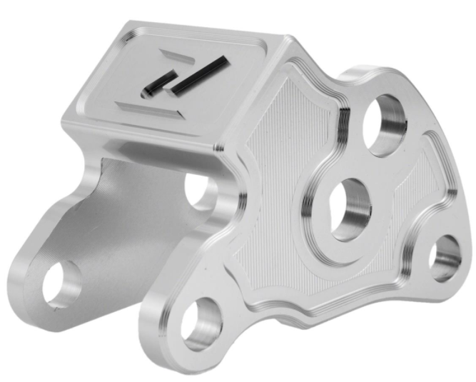 Adaptador para bajar amortiguador, trasero para Vespa Primavera/Sprint, plata