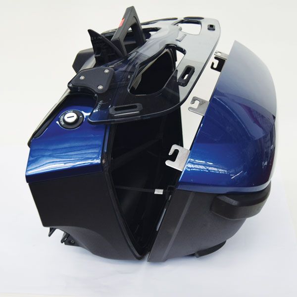 Portaequipajes para maletas laterales BMW K 1600 GT/GTL, R 1250 RT, R 1200 RT, PMMA, transparente