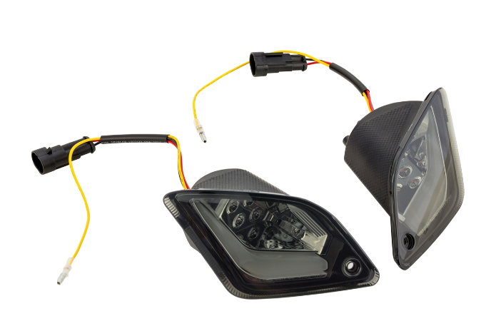 Kit de indicadores delanteros y traseros para Vespa GTS/GTS Super/GTV 125-300cc ('14-), tintados