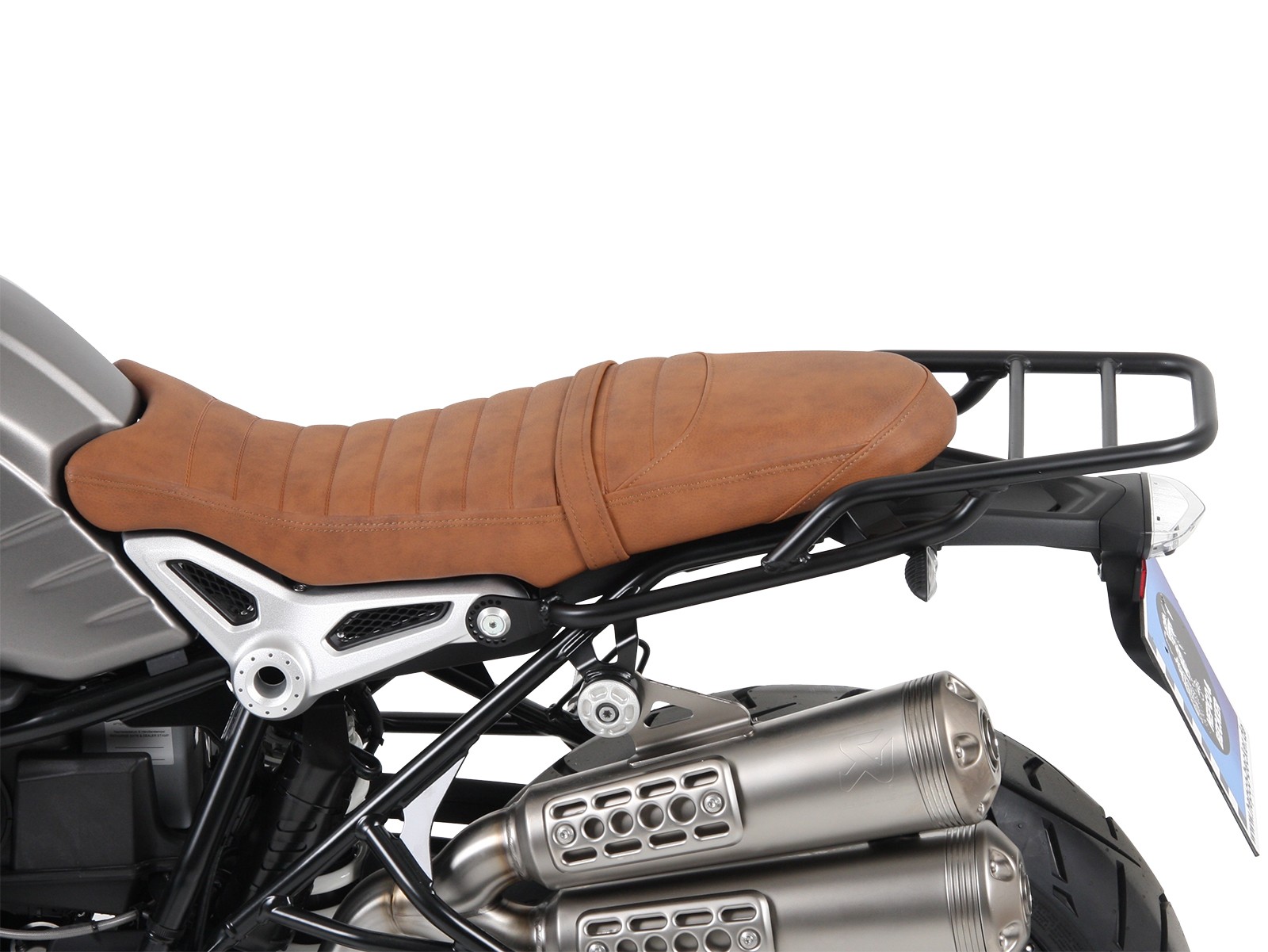 Portaequipajes tubular negro para BMW R nineT (14-16) Hepco & Becker