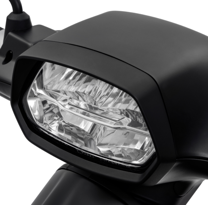 Anillo de luz para Vespa Sprint 50-150cc ('18-), negro mate