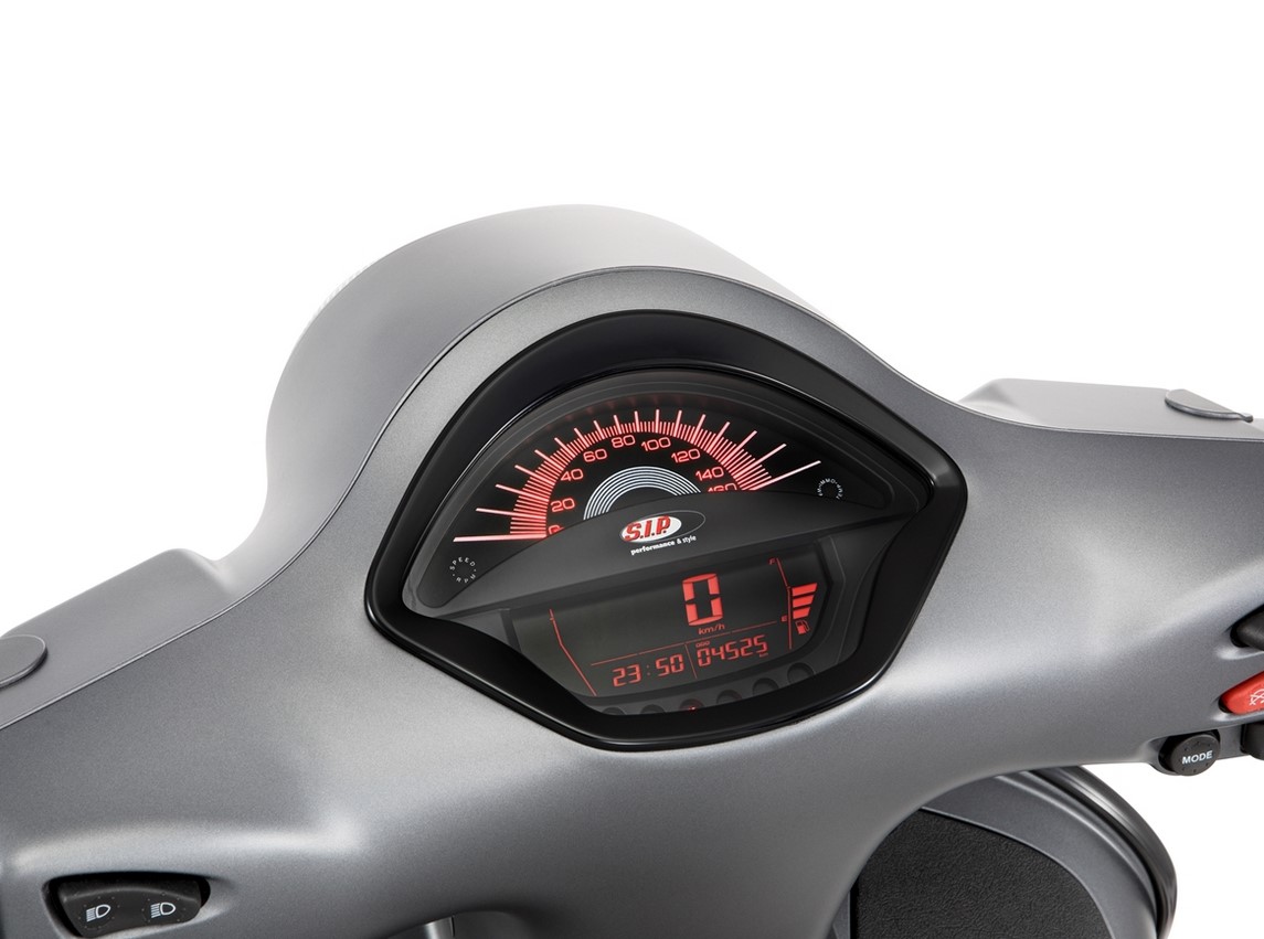 Cuentavueltas/cuentakilómetros para Vespa GTS/GTS Super 300cc FL ('14-), negro