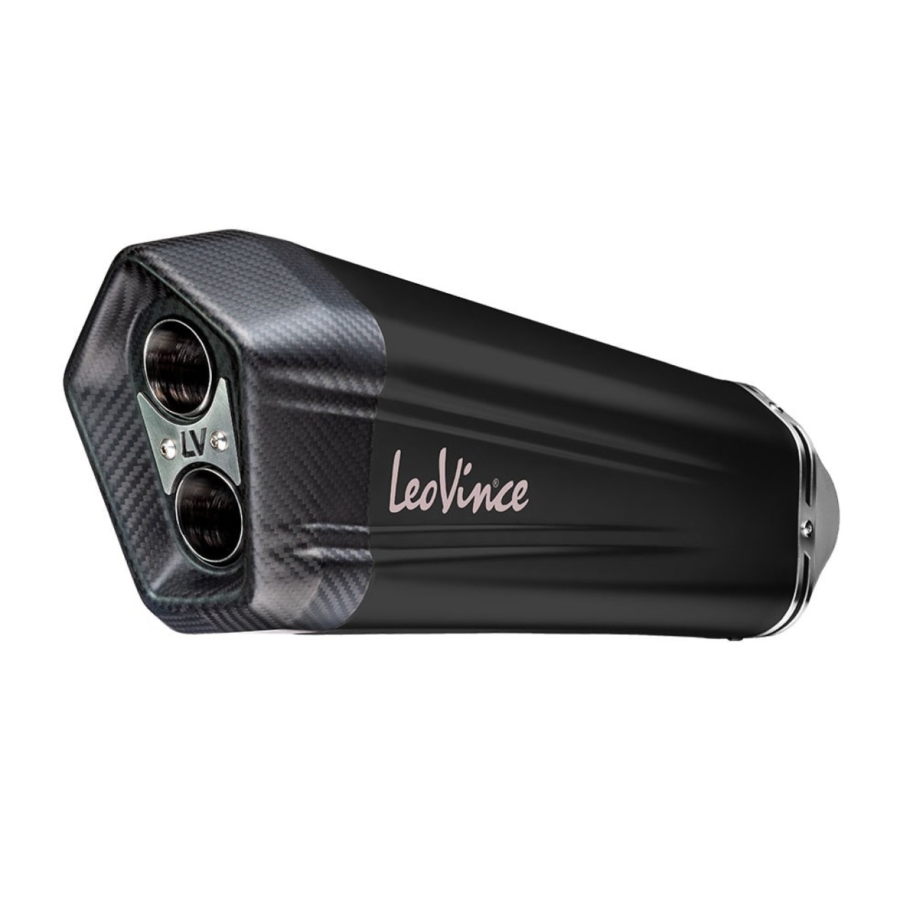 Sistema de escape LeoVince LV-12 para BMW R 1200 /1250 GS /Adventure, negro, slip on, E-certificate