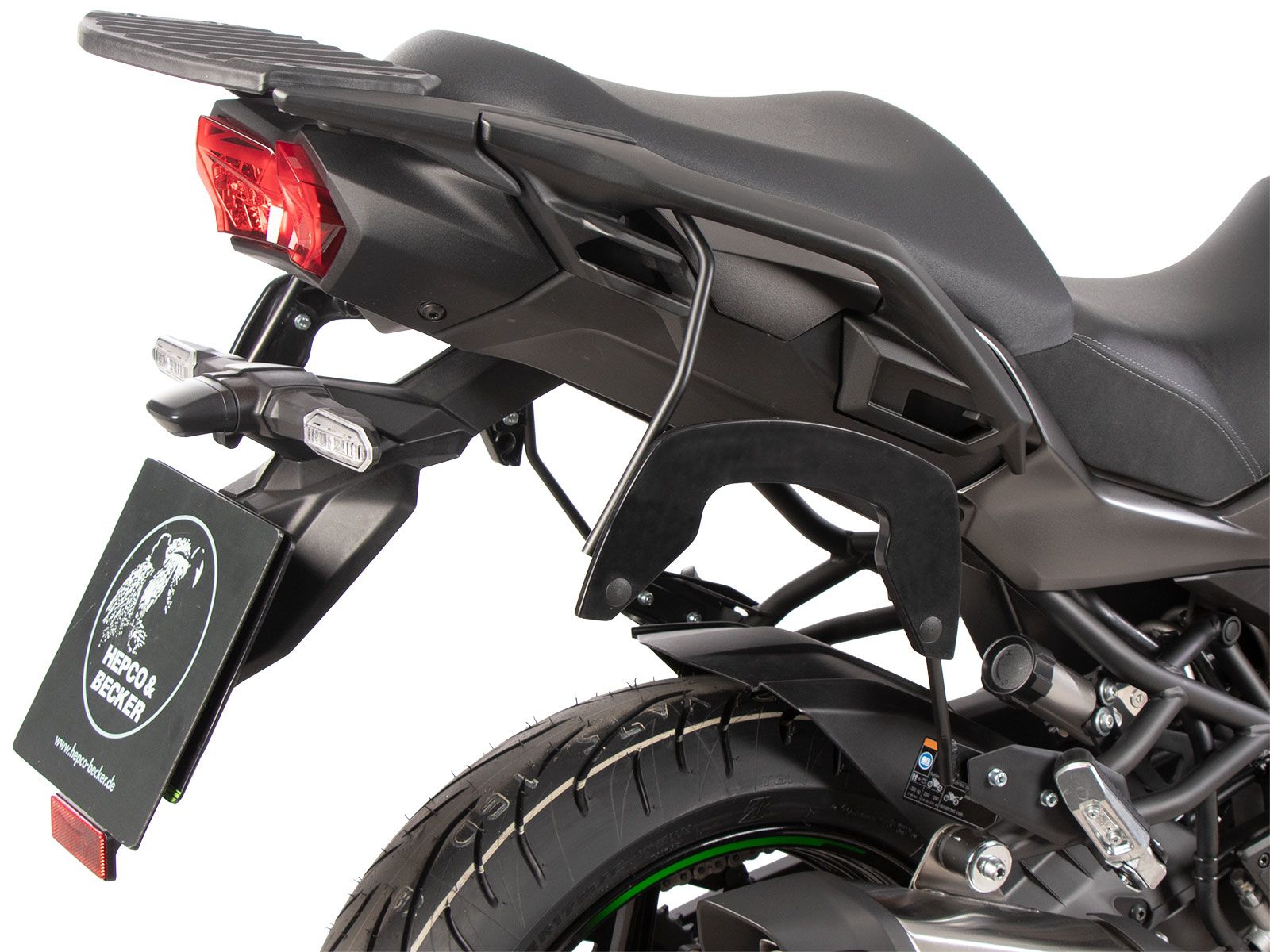 Soporte lateral C-Bow negro para Kawasaki Versys 1100 /SE (25-) Hepco & Becker
