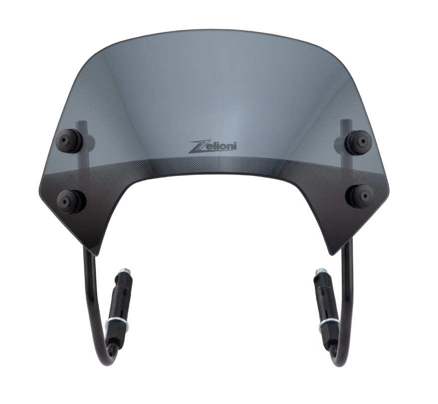 Flyscreen ZELIONI Racing para Vespa Sprint 50-150cc 2T/4T, negro tintado