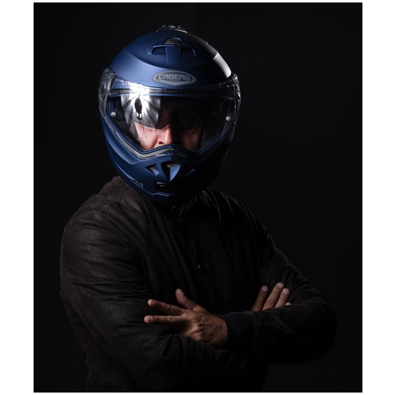Casco Caberg Duke II, azul mate Yama