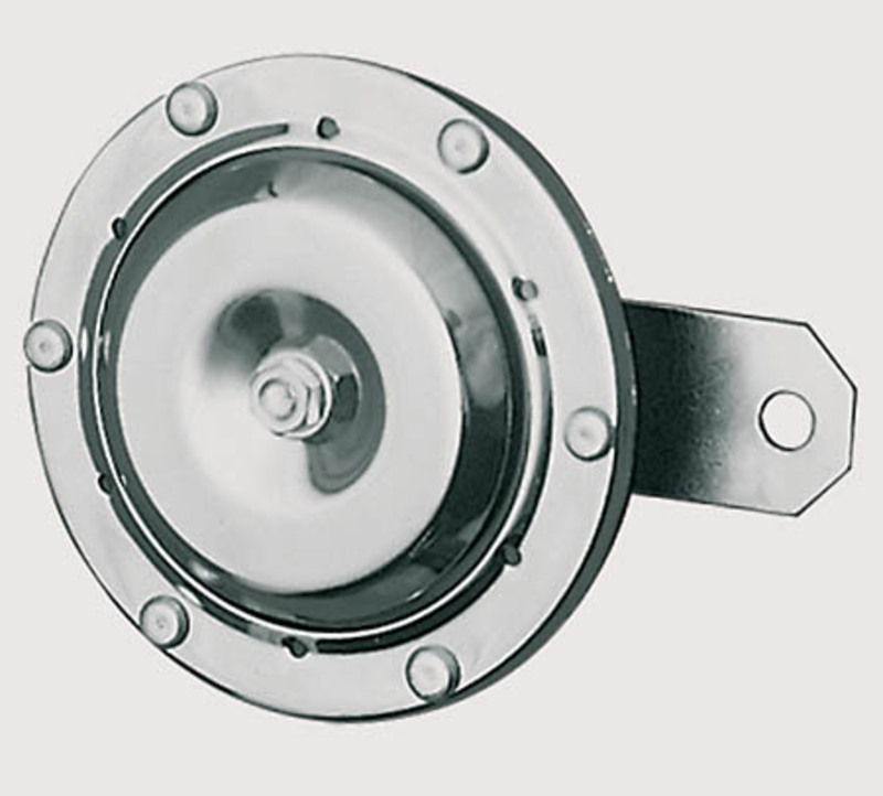 Bocina HIGHSIDER smart cromada 12 V, 100 mm