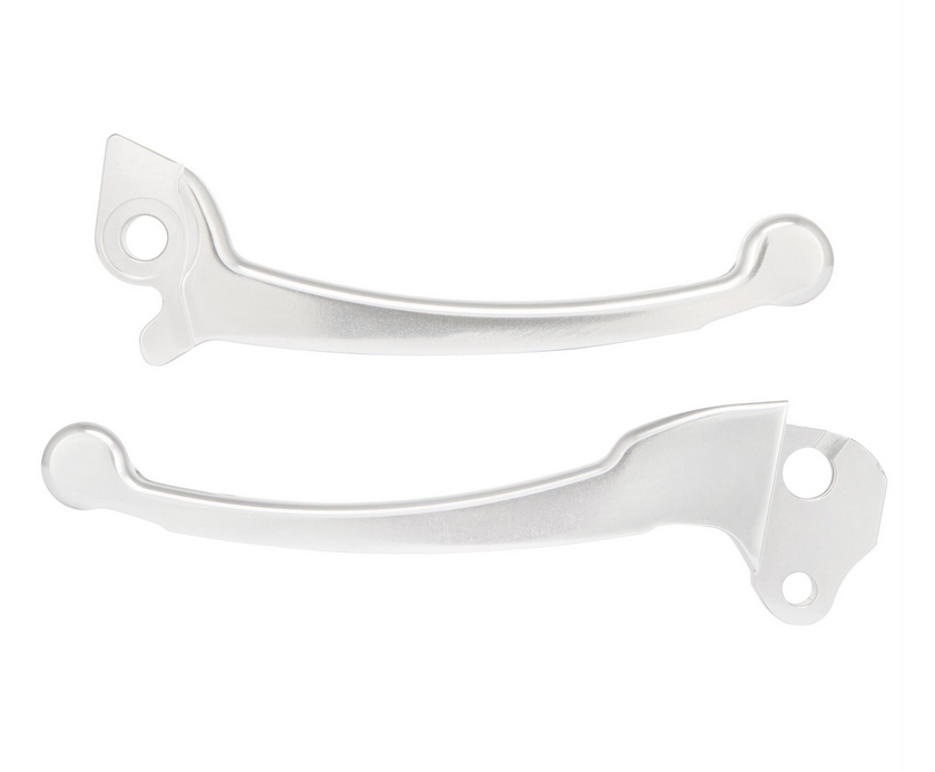 Juego palanca deportiva embrague/freno para Vespa PX 125 -150ccm, HBZ Hengtong, derecha/izquierda, plata