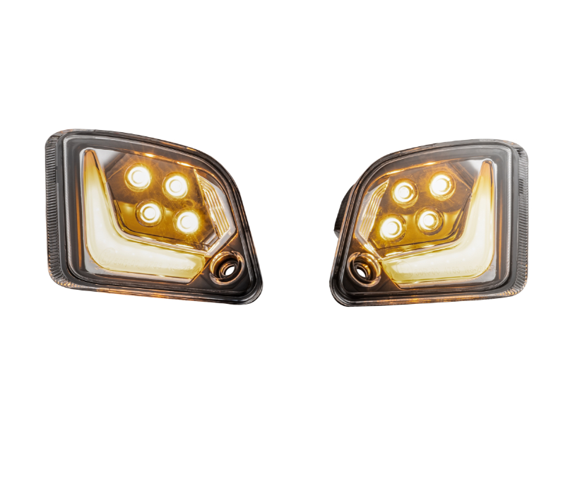 Kit de intermitentes delantero y trasero para Vespa GTS/GTS Super/GTV 125-300cc, transparente