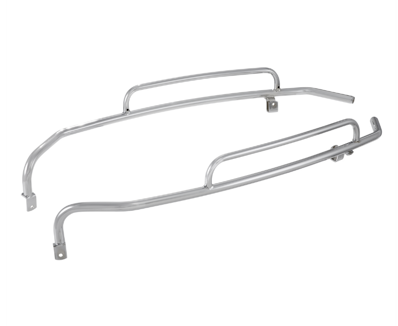Cubrebarras lateral trasero para Vespa GTS /GTS Super /GTV, 125-300ccm, cromado