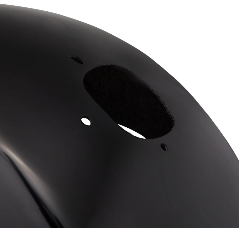 Guardabarros EVO II para Vespa PX 80-200ccm, GRP, pequeño, negro