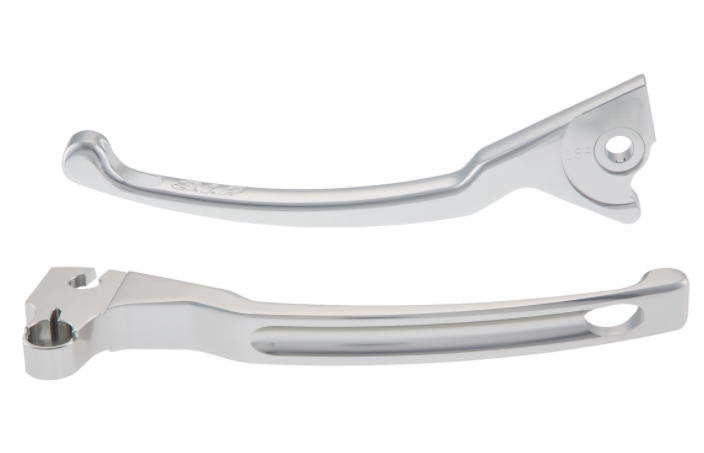 Juego de palanca de freno deportiva izquierda/derecha para Vespa LX/LXV/S/Primavera/Sprint 50-150ccm, plata
