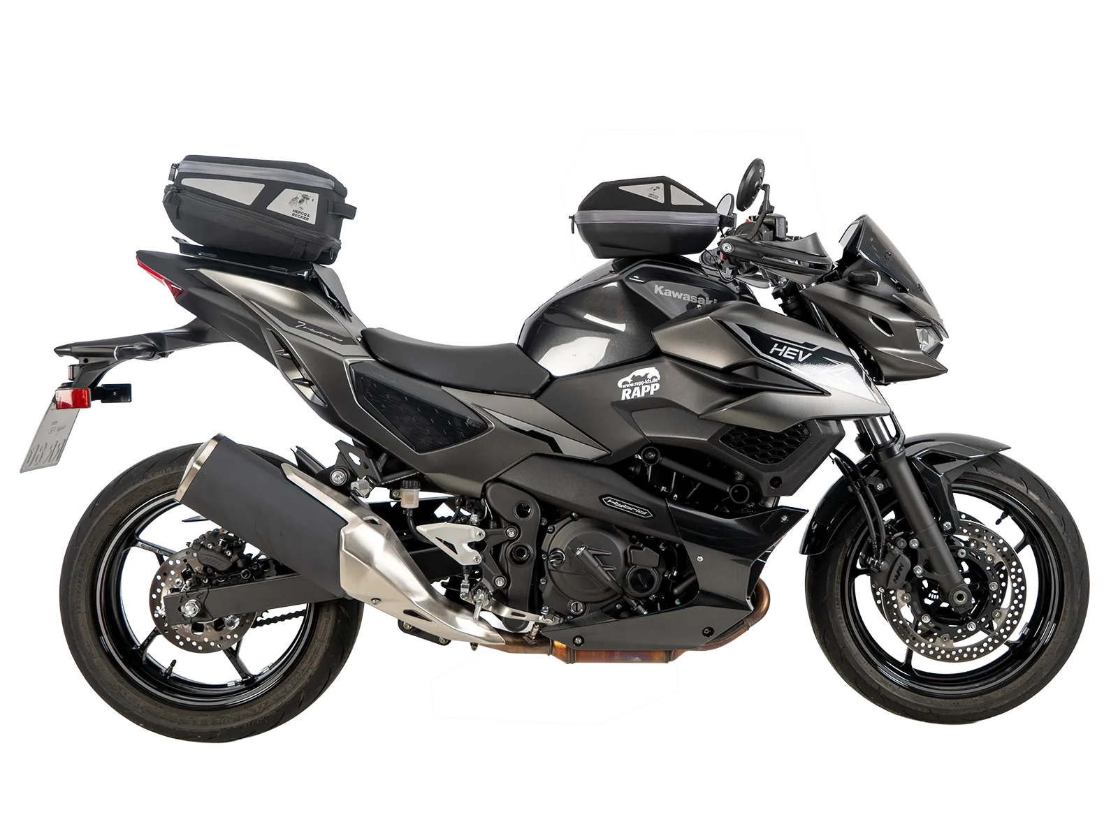 Portaequipajes deportivo negro para Kawasaki Z 7 Hybrid (24-) Hepco & Becker