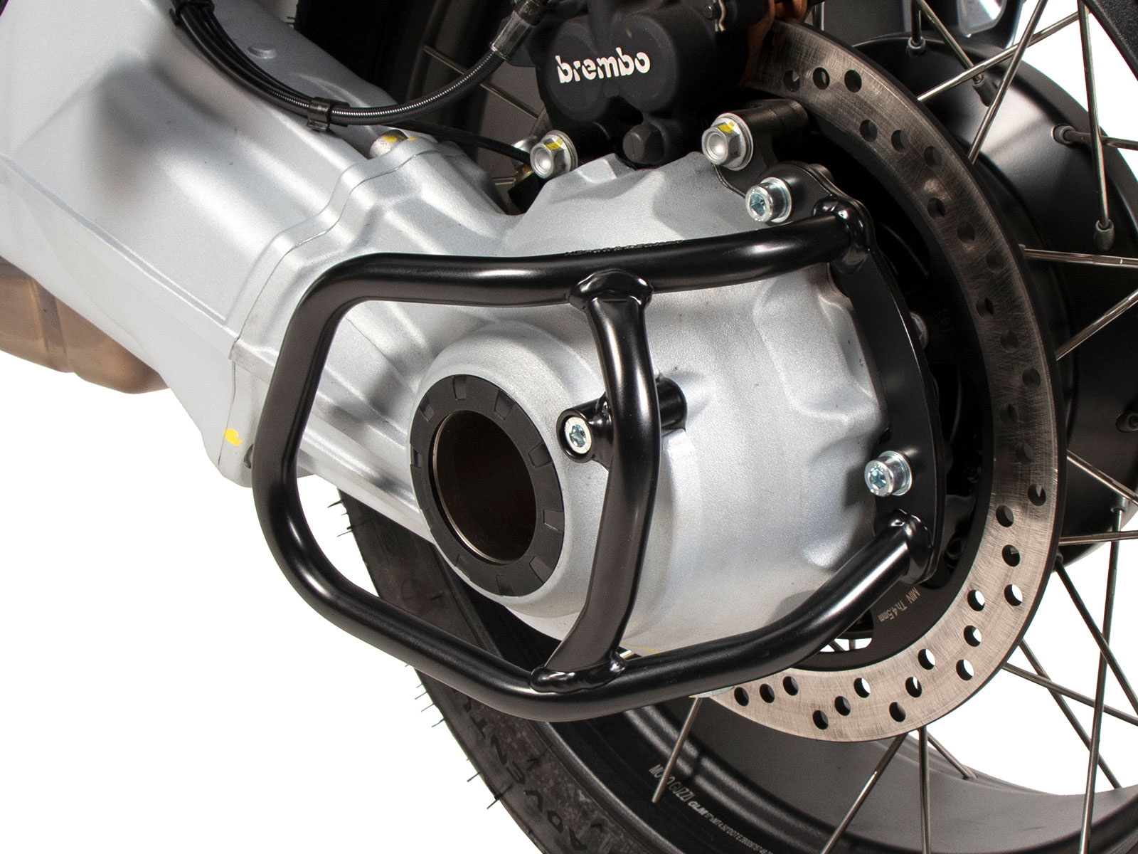 Protector de cardán negro para Moto Guzzi V100 Mandello /S (22-) Hepco & Becker