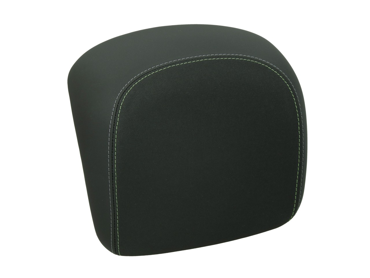 Respaldo original para baúl Vespa GTS/GTV - negro, costuras amarillas