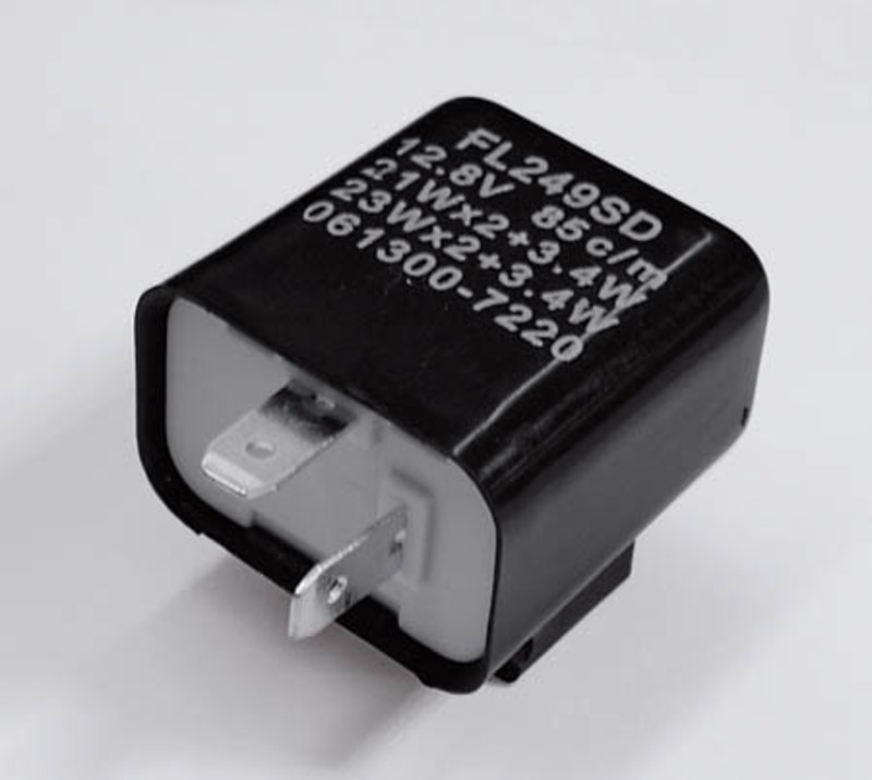 HIGHSIDER relé intermitente inteligente negro 2 polos 12V 21W