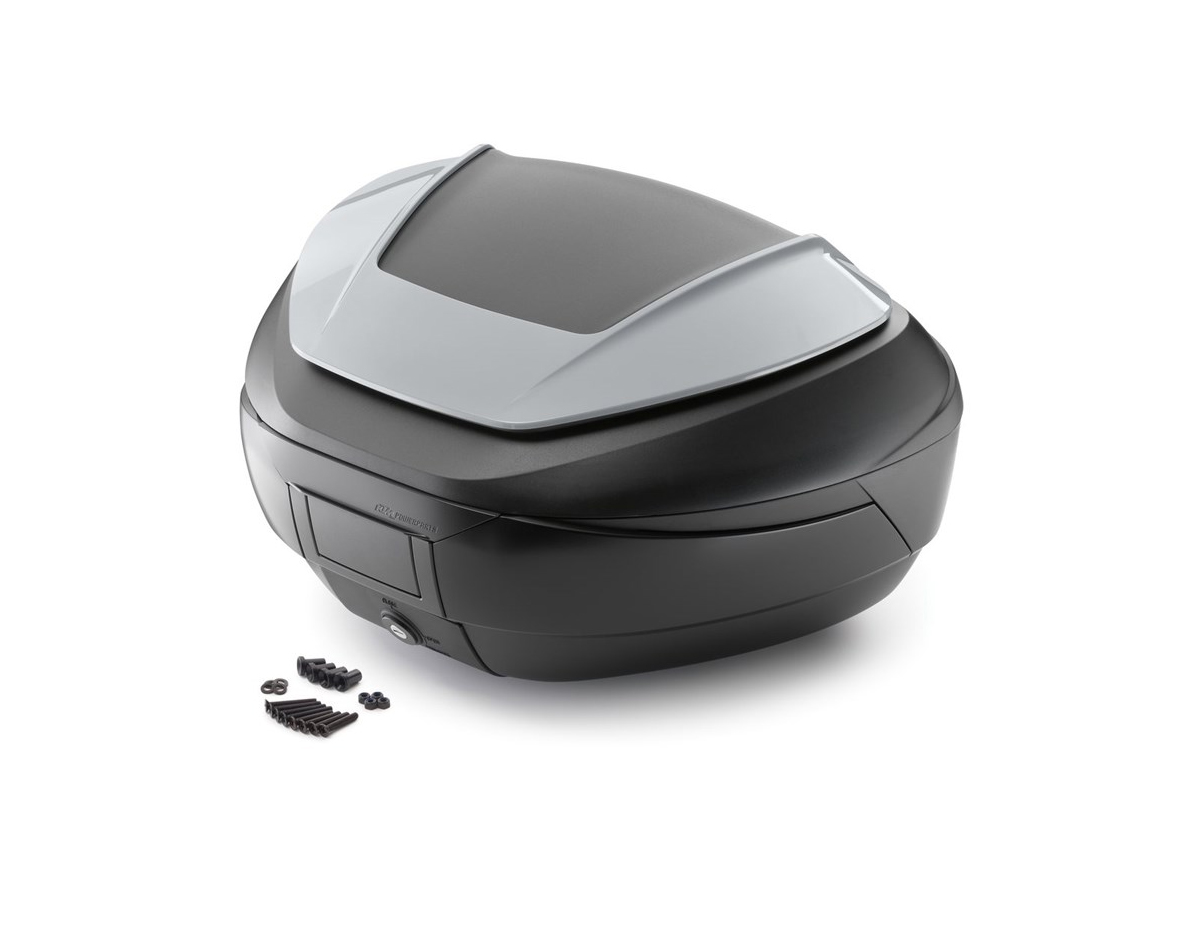 KTM Topcase (gris) para Duke 125, 390, 690, 790, 1090 1290 Adventure / Superduke