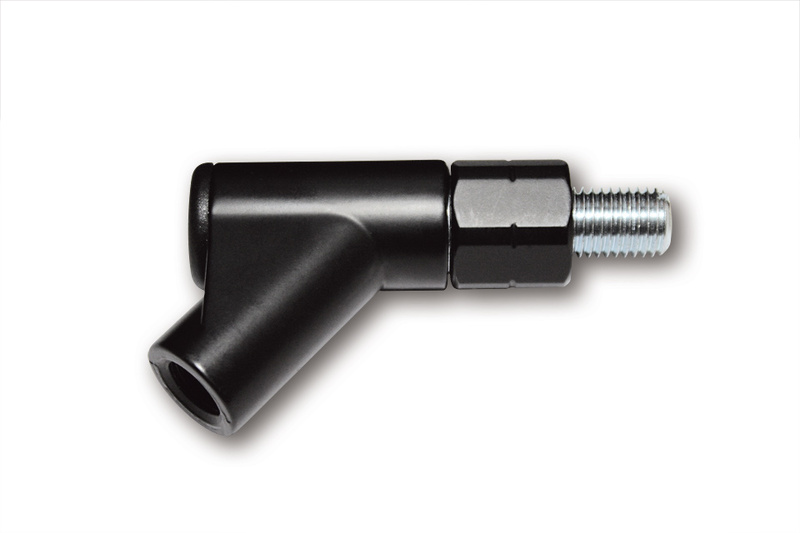 HIGHSIDER adaptador espejo inteligente negro M10x1,25, rosca izquierda