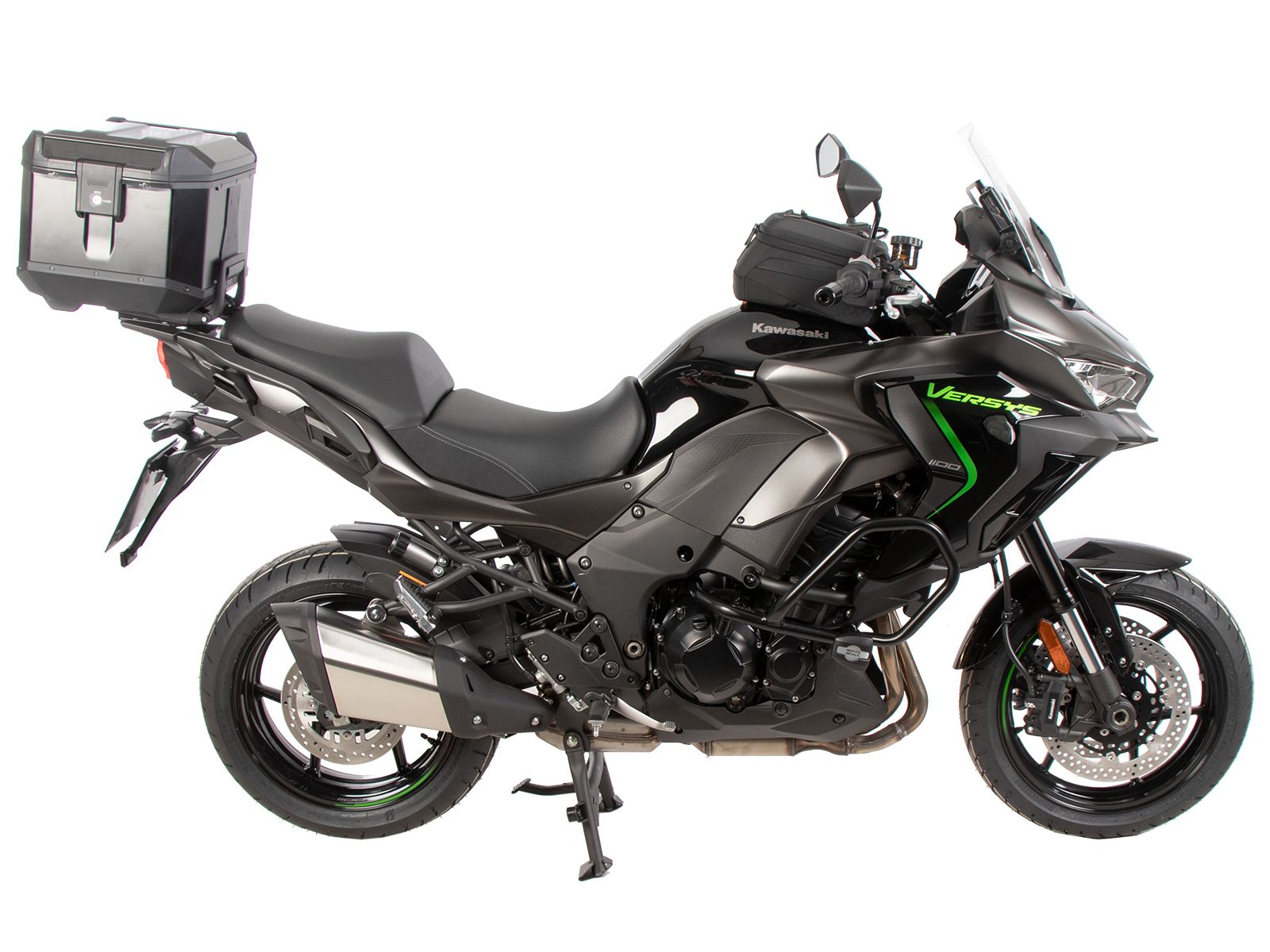Portamaletas superior de aluminio negro para Kawasaki Versys 1100 /SE (25-) Hepco & Becker