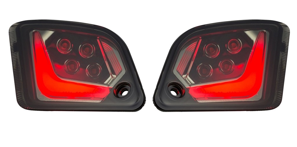 Kit intermitentes traseros izquierdo/derecho para Vespa GTS/GTS Super/GTV 125-300cc ('14-22), tintados
