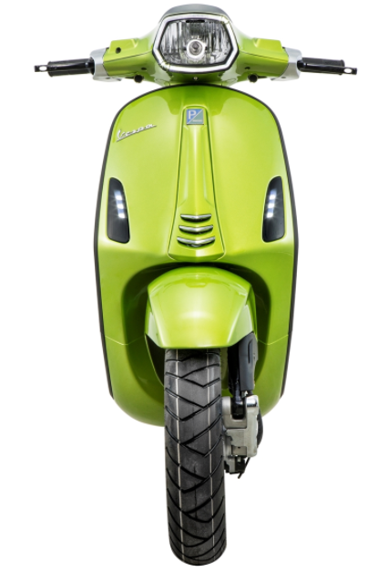 Anillo de luz negro brillante LED para Vespa Sprint 50ccm 2T/4T ('13-'18)