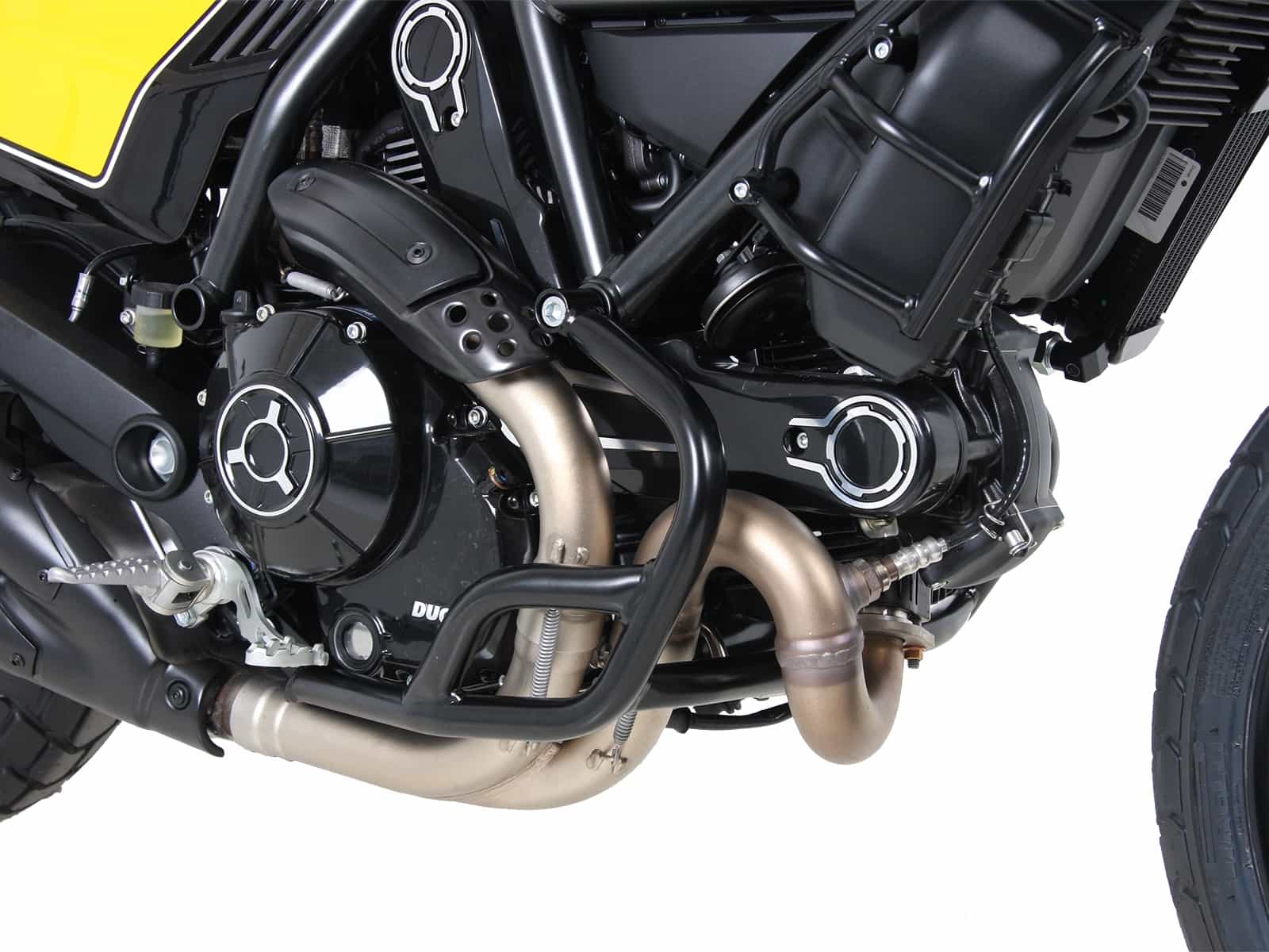 Guardamotor negro para Ducati Scrambler 800 (19-22) Hepco & Becker