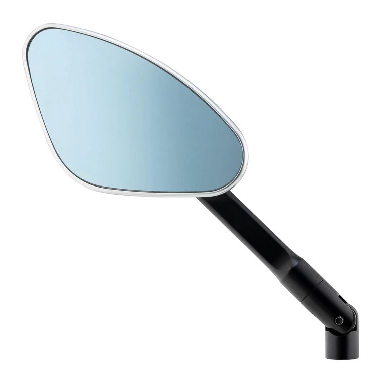 Espejo RIZOMA Genesi izquierdo para Vespa, anodizado plata